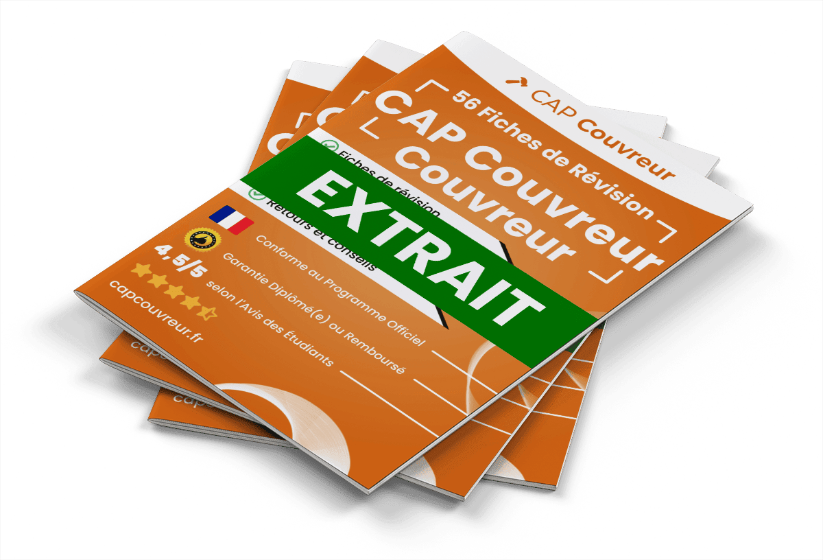 15 Fiches Révision gratuites CAP Couvreur